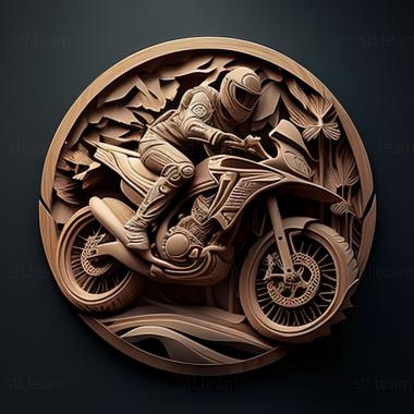 3D модель Kawasaki KLX230R (STL)